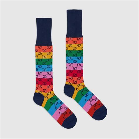 multicolor gucci socks|black Gucci socks men.